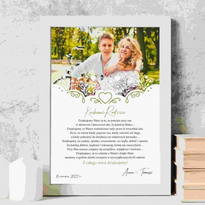 Z Miłością dla Rodziców – Personalizowane Podziękowanie Ślubne
