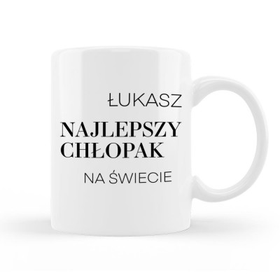 Kubek na dzień chłopaka