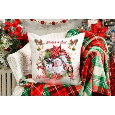 Poduszka Świąteczna z zdjęciem