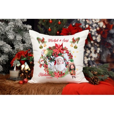 Poduszka Świąteczna z zdjęciem