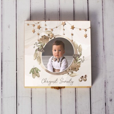 Pamiątka Chrztu Świętego dla chłopaka