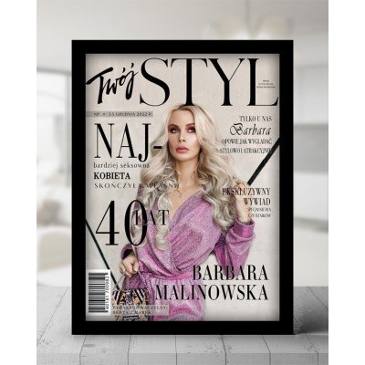 Okładka magazynu „Twój Styl” ze zdjęciem – Personalizowany prezent