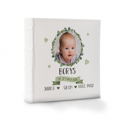 Album metryczka ze zdjęciem