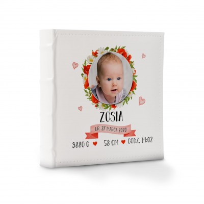 Album metryczka ze zdjęciem