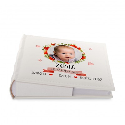 Album metryczka ze zdjęciem