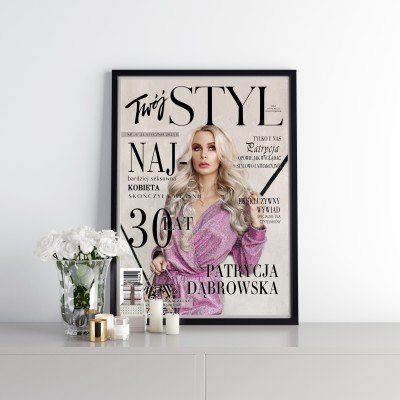 Okładka magazynu „Twój Styl” ze zdjęciem – Personalizowany prezent