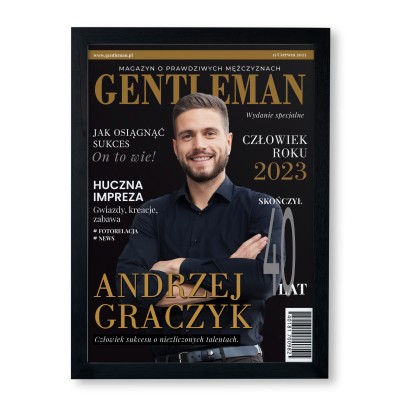 GENTLEMAN – Personalizowana Okładka, Twój Styl, Twoja Historia