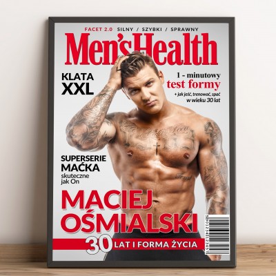 Okładka Magazynu Men's Health: Podkreśl Siłę i Styl Męskiego Życia!