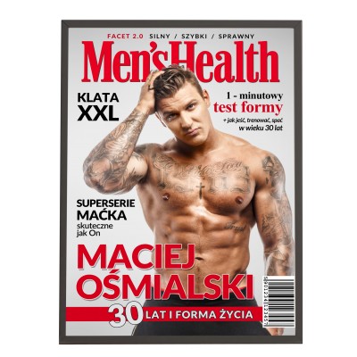 Okładka Magazynu Men's Health: Podkreśl Siłę i Styl Męskiego Życia!