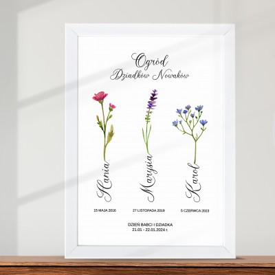 Plakat dla Babci i Dziadka