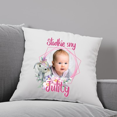 Poduszka ze zdjęciem Słodkie sny