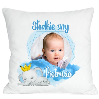 Poduszka ze zdjęciem Słodkie sny