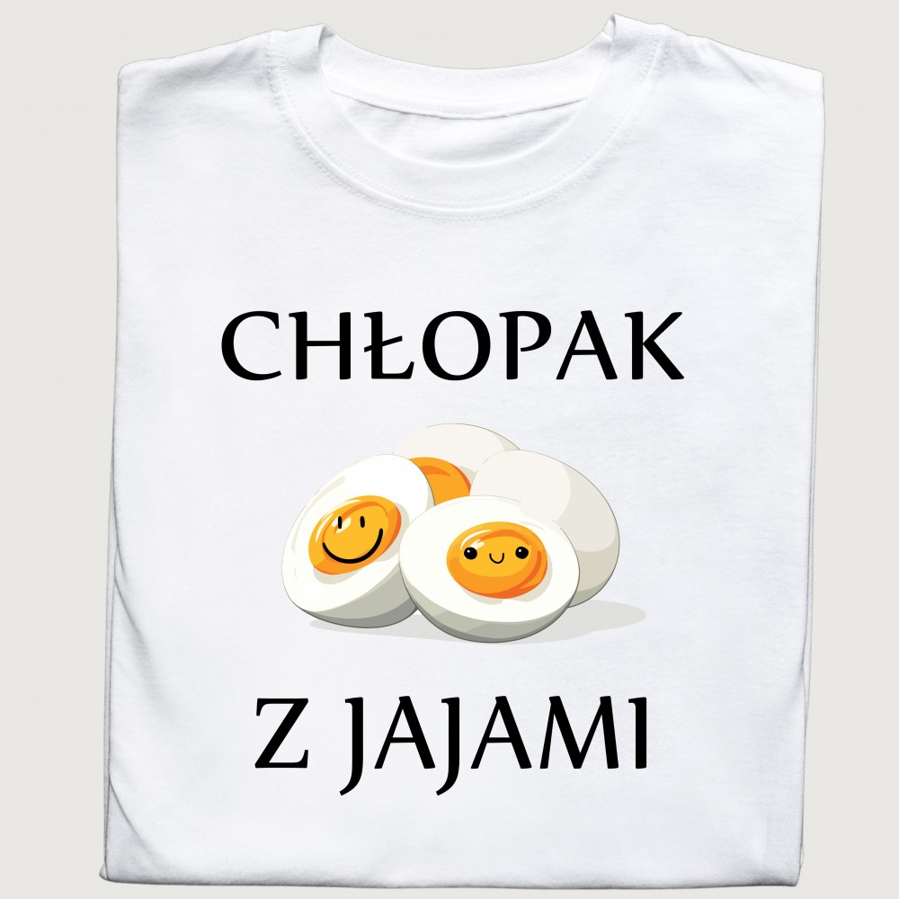 Koszulka "Chłopak z Jajami" | Śmieszna i odważna