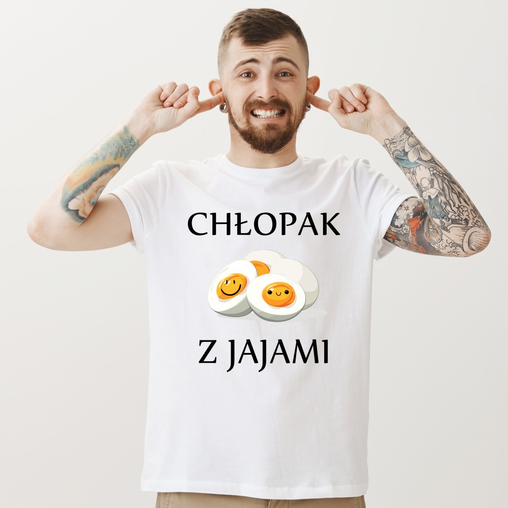 Koszulka "Chłopak z Jajami" | Śmieszna i odważna