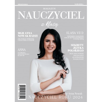 Personalizowana Okładka Magazynu „Nauczyciel z Klasą”