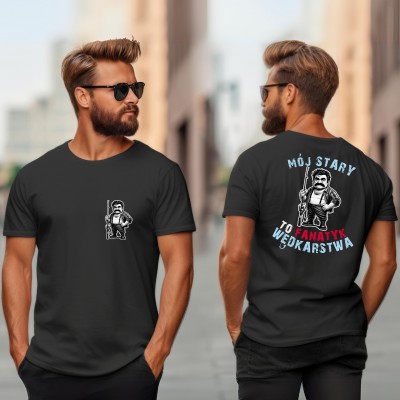 "Koszulka Mój Stary To Fanatyk Wędkarstwa"