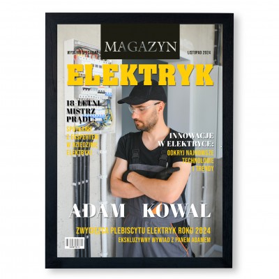 Okładka magazynu "ELEKTRYK"  Twoje Zdjęcie na Okładce
