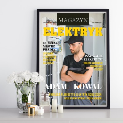Okładka magazynu "ELEKTRYK"  Twoje Zdjęcie na Okładce