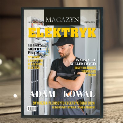 Okładka magazynu "ELEKTRYK"  Twoje Zdjęcie na Okładce