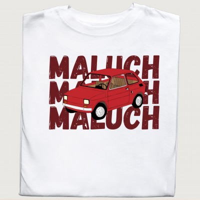 Koszulka MALUCH – Fiat 126p w kultowym wydaniu, dla miłośników retro