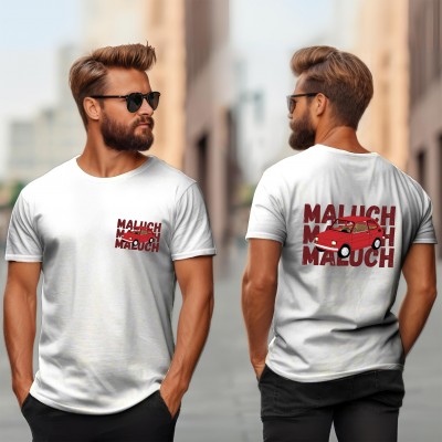 Koszulka MALUCH – Fiat 126p w kultowym wydaniu, dla miłośników retro