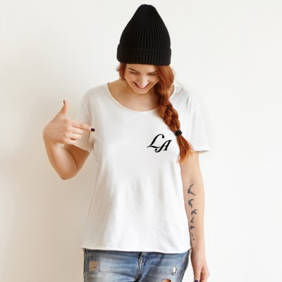 Koszulka Los Angeles – minimalistyczny front i efektowny tył