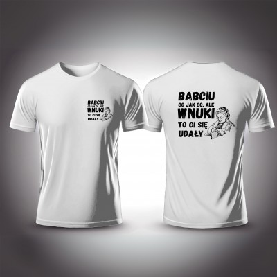 Koszulka z nadrukiem dla Babci