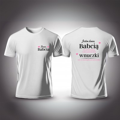 Dumna Babcia Zwariowanej Wnuczki – Koszulka Pełna Miłości i Radości