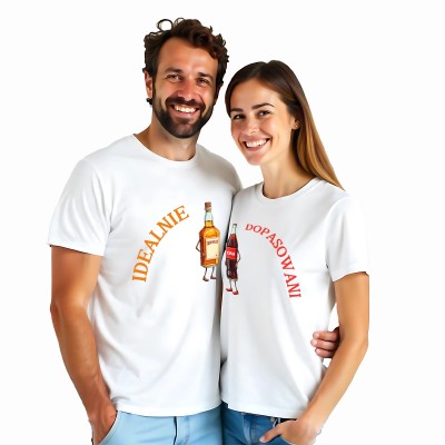 Koszulki dla Par – Whisky & Cola – Idealnie Dopasowani!