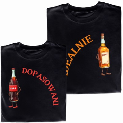 Koszulki dla Par – Whisky & Cola – Idealnie Dopasowani!