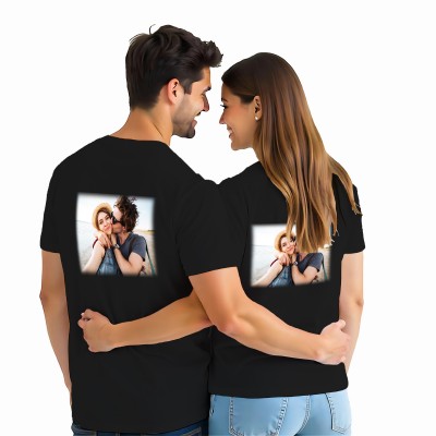 Zestaw T-Shirtów dla Pary King & Queen z Waszym Zdjęciem