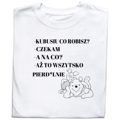 Koszulka „Kubuś i Prosiaczek – Czekam”