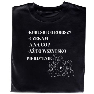 Koszulka „Kubuś i Prosiaczek – Czekam”