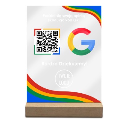 Tabliczka Akrylowa z QR – Zadbaj o Swoją Reputację Online