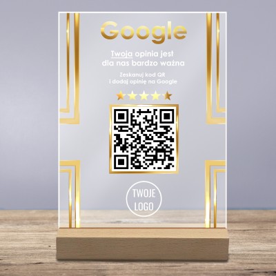 Kod QR, który przyciąga opinie – Tabliczka dla Twojej firmy