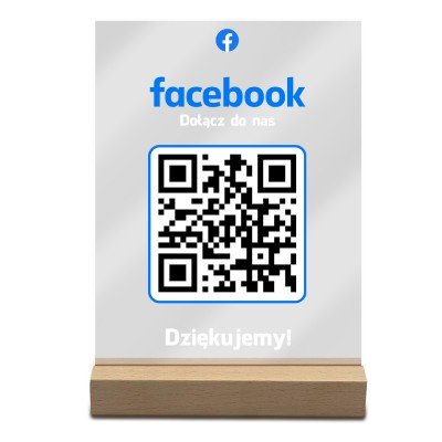 Tabliczka Akrylowa z QR do Facebooka