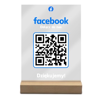 Tabliczka Akrylowa z QR do Facebooka