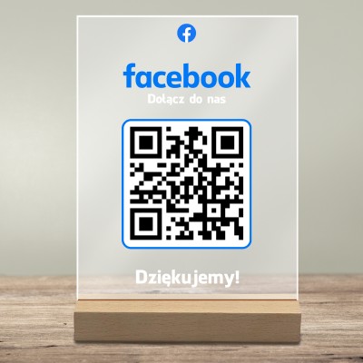Tabliczka Akrylowa z QR do Facebooka