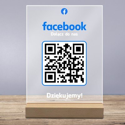Tabliczka Akrylowa z QR do Facebooka