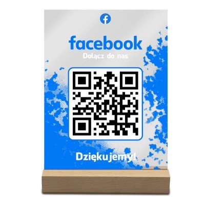 Tabliczka Akrylowa z QR do Facebooka