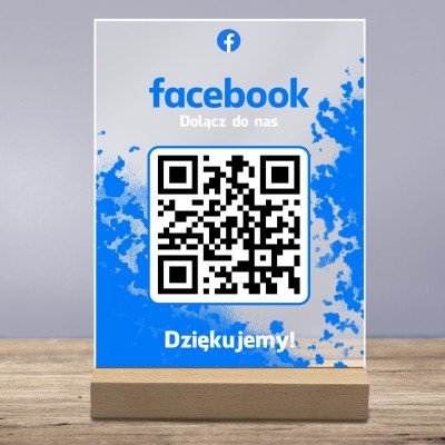 Tabliczka Akrylowa z QR do Facebooka