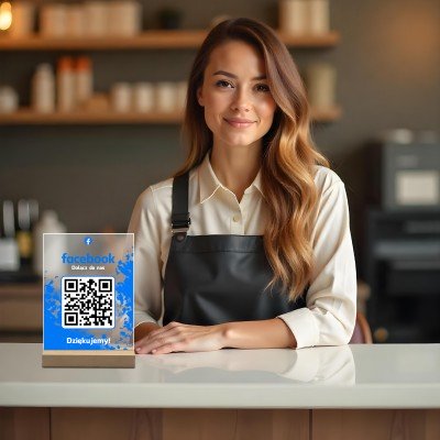 Tabliczka Akrylowa z QR do Facebooka