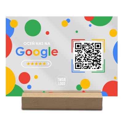 Kod QR, który przyciąga opinie – Nowoczesna tabliczka dla Twojej firmy