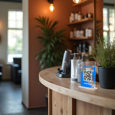 Profesjonalna Tabliczka z QR do Facebooka