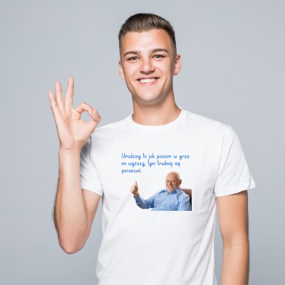 Koszulka Ze Śmiesznym Nadrukiem