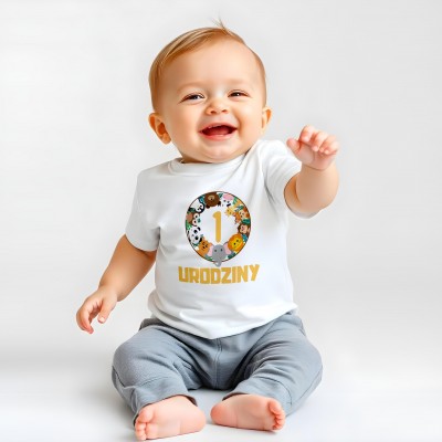 Koszulka z nadrukiem 365 Dni Uśmiechu – Pierwsze Urodziny