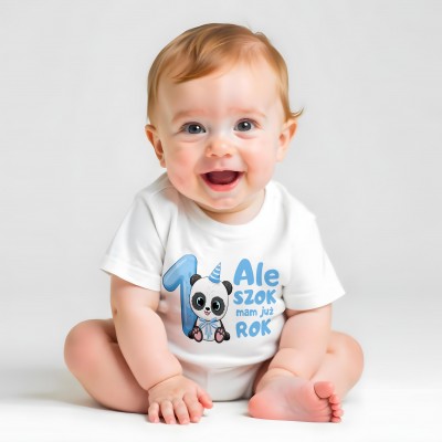 Koszulka dla Chłopca – „Ale Szok, Mam Już Rok!”