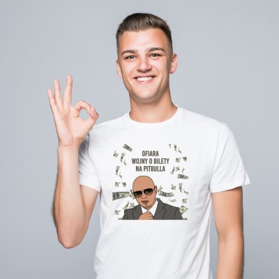 Koszulka Mem Pitbull – Kultowy Hit Internetu dla Fanów Humoru