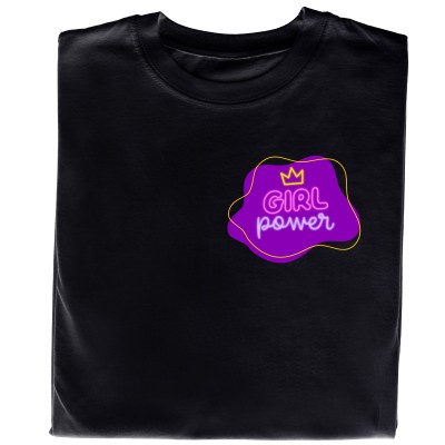 Koszulka „Girl Power” z Grafiką Korony – Siła Kobiety w Stylu!