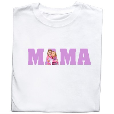 Koszulka „MAMA” z Personalizowanym Nadrukiem – Idealny Prezent Dla Twojej Mamy!
